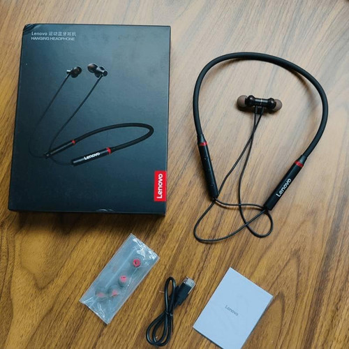 هدفون بلوتوثی گردنی Lenovo روی گردن