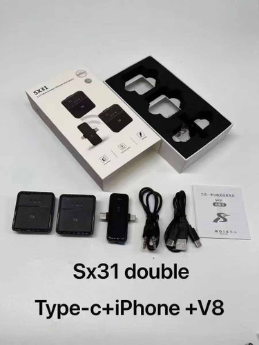 میکروفن یقهای SX‑31 دو میکروفونه