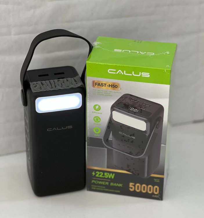 پاوربانک CALUS ۵۰۰۰۰mla مدل FAST-H50 شارژر همراه