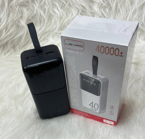 پاوربانک LEVINO مدل N-23 با ظرفیت 40000 mla