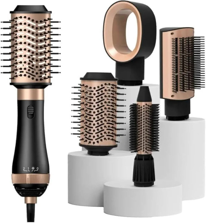 برس سشواری چهار کاره موهایر کره ای MOEHAIR professional 7154