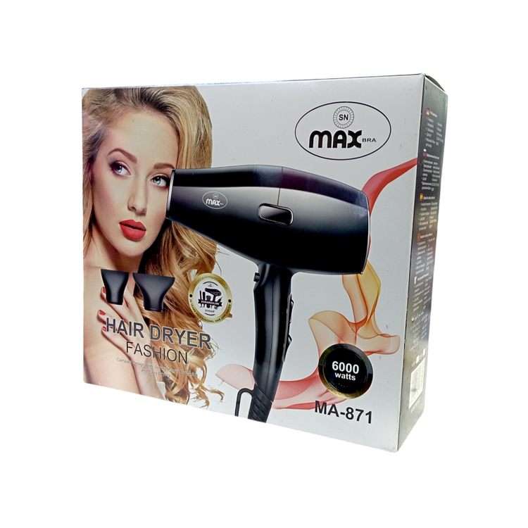 سشوار مکس حرفه ای برند ایتالیا max professional italy ma-871