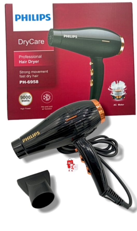 سشوار حرفه ای مارک فلیپس متور سیم پیچی PHILIPS 6958