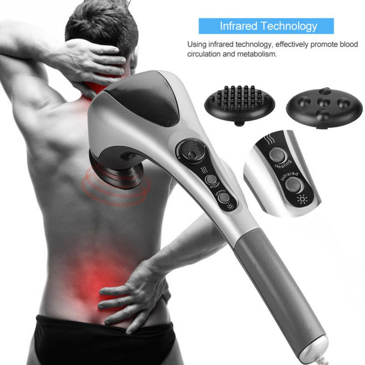 ماساژور حرارتی درمانی مادون قرمز double heads heating massager S1010