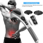 ماساژور حرارتی درمانی مادون قرمز double heads heating massager S1010
