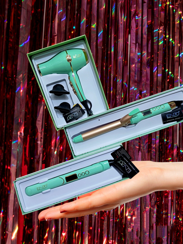 ست کامل ارایشگری سشوار ،اتومو،بابلیس حرفه ای ENZO Complete hairdressing set