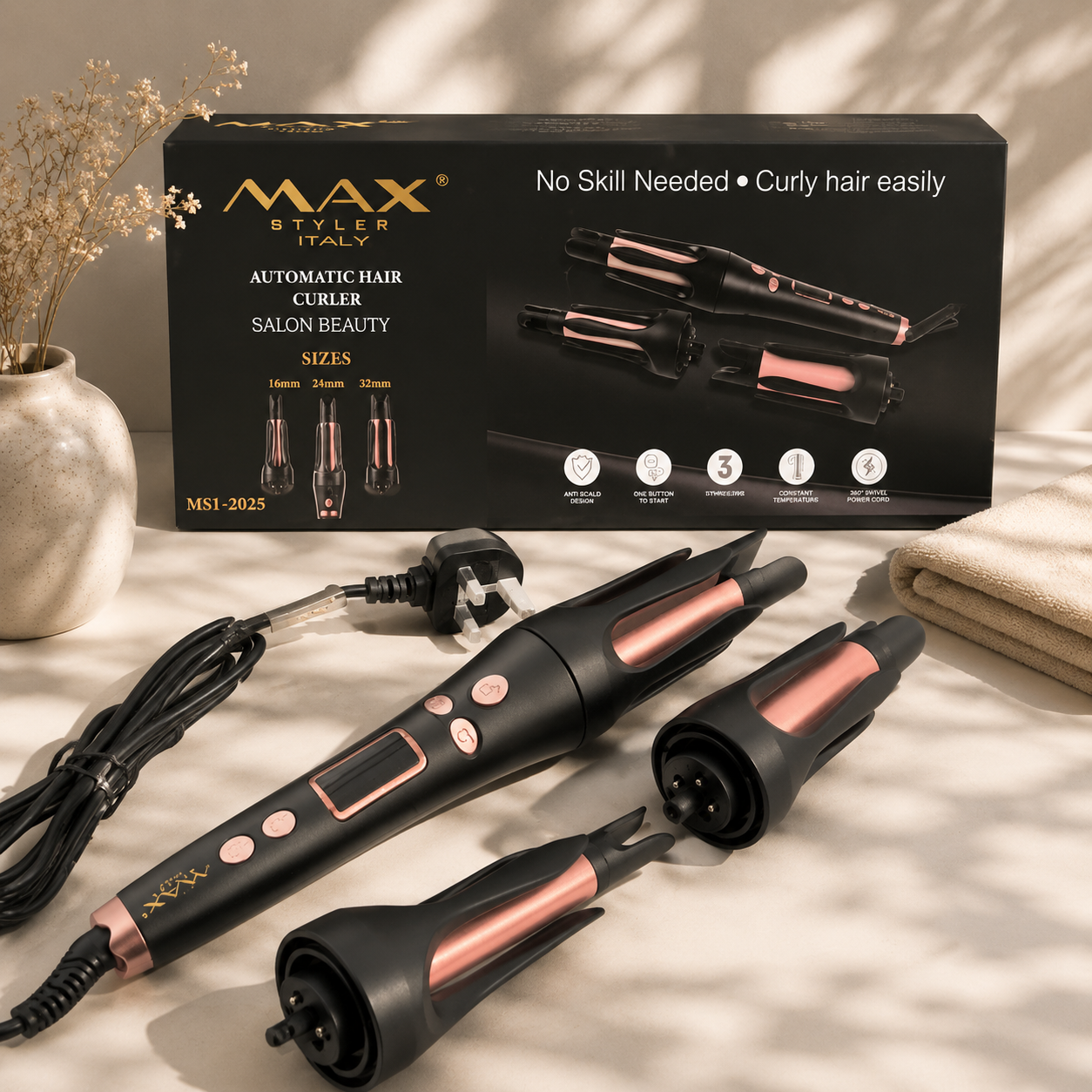 دستگاه فرکننده جادویی شگلیم مارک مکس  ایتالیا MAX italy 2025