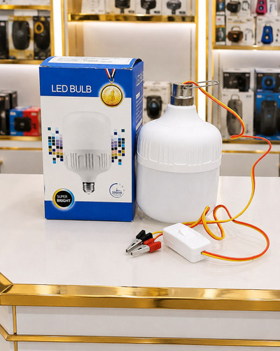لامپ اضطراری LED BULB | لامپ شارژی چندحالته با قابلیت کارکرد 12 و 24 ولت