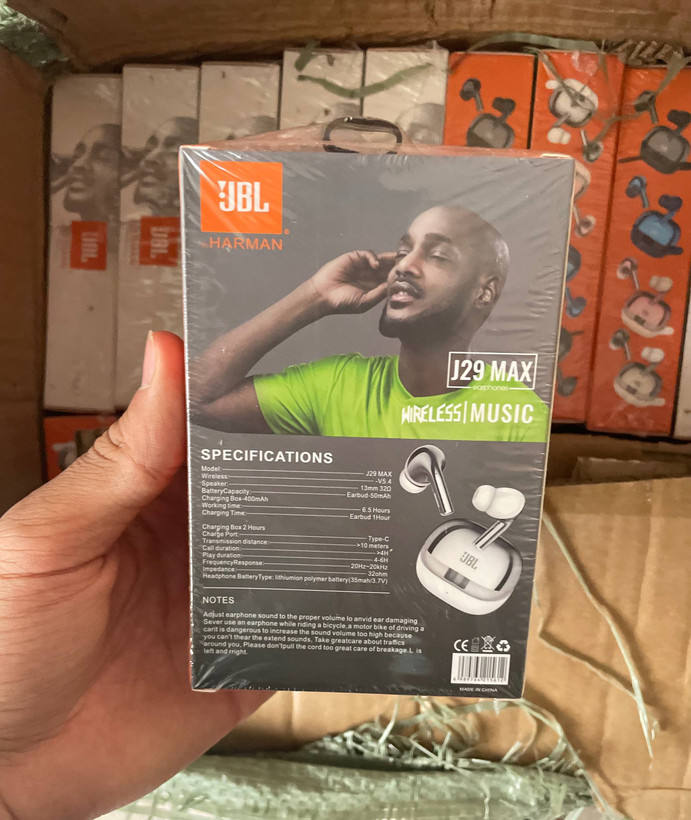 ایرپاد بیسیم JBL مدل JBL Wireless Earbuds| هندزفری بلوتوثی با کیفیت صدای فوقالعاده و طراحی شیک