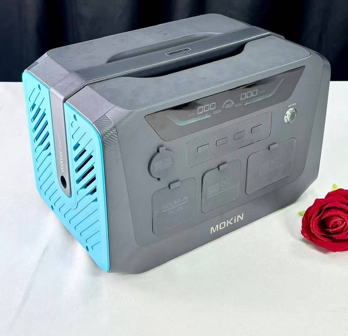 پاور استیشن 600W | منبع برق قابل حمل با خروجی AC، USB، PD و چراغ اضطراری