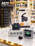 ایرپاد گیمینگ M25 | هندزفری بلوتوثی گیمینگ با باتری 1200mAh و صفحه نمایش دیجیتال