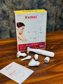 شیور زنانه Kemei مدل KM-3523 | 6 کاره شارژی و برقی ضدآب با سریهای متنوع اصلاح