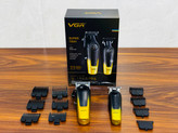 ست ماشین اصلاح حجم زن و خط زن VGR | مدل V-196 و V-996 | ست حرفهای دیجیتالی شارژی مخصوص آرایشگاه
