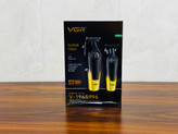 ست ماشین اصلاح حجم زن و خط زن VGR | مدل V-196 و V-996 | ست حرفهای دیجیتالی شارژی مخصوص آرایشگاه