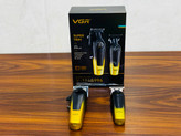 ست ماشین اصلاح حجم زن و خط زن VGR | مدل V-196 و V-996 | ست حرفهای دیجیتالی شارژی مخصوص آرایشگاه