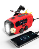 اسپیکر و رادیو اضطراری Solar Crank Radio | رادیو خورشیدی با باتری 2000mAh، چراغ قوه و قابلیت شارژ موبایل