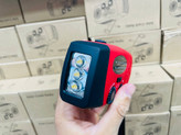 اسپیکر و رادیو اضطراری Solar Crank Radio | رادیو خورشیدی با باتری 2000mAh، چراغ قوه و قابلیت شارژ موبایل