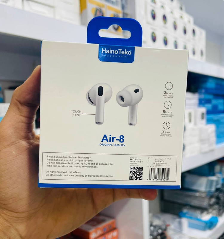 ایرپاد Haino Teko مدل Air-8 | هندزفری بلوتوثی با طراحی جدید و کیفیت صدای فوقالعاده
