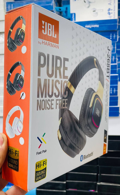 هدفون JBL مدل J-268 BT | هدفون بلوتوثی با کیفیت صدای فوقالعاده و طراحی شیک