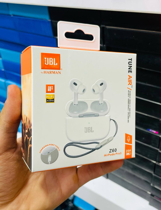 ایرپاد JBL مدل Z60 Pro 2 | هندزفری بلوتوثی بیسیم با کیفیت صدای فوقالعاده