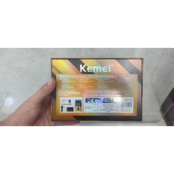 شیور صفر زن Kemei مدل KM-T418 | ماشین اصلاح صورت با اشعه UV ضد حساسیت