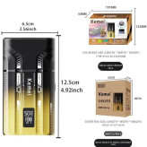 شیور صفر زن Kemei مدل KM-T418 | ماشین اصلاح صورت با اشعه UV ضد حساسیت