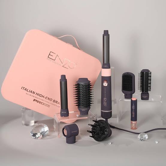 ست سشوار و حالت‌دهنده مو ENZO PROFESSIONAL ITALY مدل PRO MAX EN-4133 | ست حرفه‌ای چندکاره مو