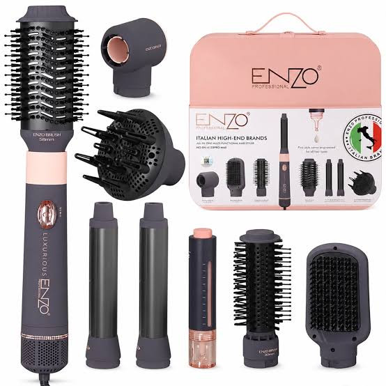 ست سشوار و حالتدهنده مو ENZO PROFESSIONAL ITALY مدل PRO MAX EN-4133 | ست حرفهای چندکاره مو