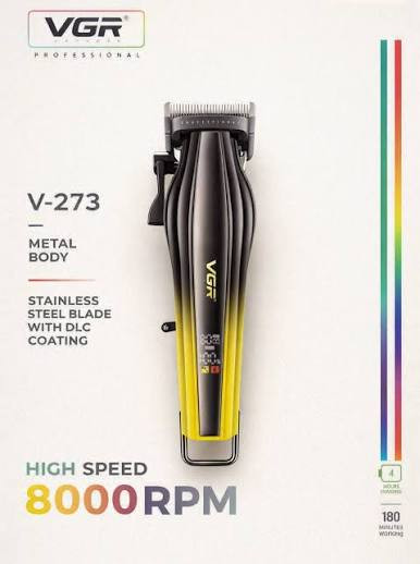 ماشین اصلاح VGR مدل V-273 | موزن حرفهای شارژی برای اصلاح موی سر و صورت