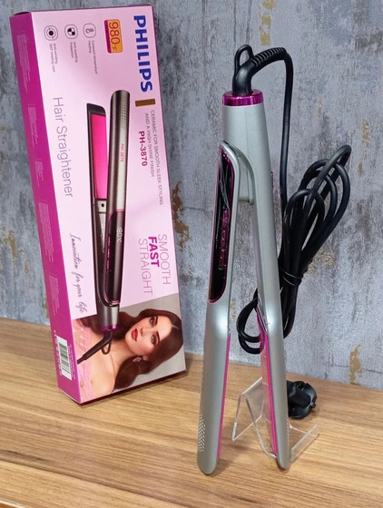 اتو مو و صافکننده فیلیپس مدل PH-3870 صفحه پهن | حرفهای و کاربردی