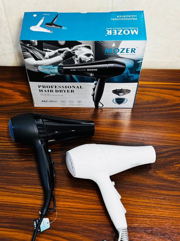 سشوار موتور سنگین MOZER مدل MZ-9953 | 6000 وات مخصوص سالن